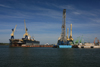 Lithuania - Klaipeda: dry docks - port - photo by A.Dnieprowsky