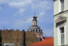 Lithuania - Vilnius: dome of St. Casimir's Jesuit Church - Vilnius' oldest Baroque church - St Kazimieras - dedicated to Lithuania's patron saint, Prince Casimir Jagiellon -Svento Kazimiero baznycia- former Museum of Atheism and History of Religion - photo by A.Dnieprowsky