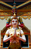 Statue at Wat Chayamangkalaram temple, Penang, Malaysia.  photo by B.Lendrum