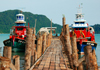 Fishing boats, Langkawi, Malaysia. photo by B.Lendrum