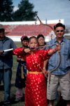 Mongolia - Ulan Bator: Naadam festival - archer in action (photo by Ade Summers)