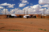 Gobi desert, southern Mongolia: the tiny settlement of Tsogt-Ovoo - photo by A.Ferrari