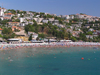 Montenegro - Crna Gora - Ulcinj: crowded city beach - Mala Plaza and the Korzo promenade - photo by J.Kaman - photo by J.Kaman