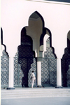 Morocco / Maroc - Tangier / Tanger: modern mosque - man praying