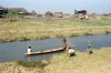 Myanmar / Burma - Inle Lake: lone fishermen at work - photo by J.Kaman