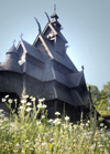 Norway Oslo: stave church - Open-Air Museum - Norsk Folkmuseum (photo by B.Cain)