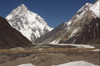 Pakistan - K2 - Baltoro Muztagh subrange - Karakoram mountains - Himalayan range - Northern Areas: K2 - the second-highest mountain on Earth - 8,611m - aka Qogir Feng, Mount Godwin-Austen, Lambha Pahar, Dapsang, Kechu, Chogori - photo by A.Summers