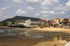 Panama City: low tide view of the Casco Viejo - photo by H.Olarte