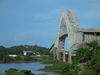 Panama Canal: Puente de las Americas - looking west - photo by H.Olarte