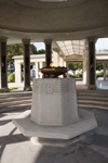 Panama City / Ciudad de Panama: Martyr's Day Memorial - eternal flame - Ascanio Arosemena Training Center, Balboa - photo by H.Olarte