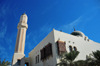 Doha, Qatar: the green domed Jassim Al Thani mosque, intersection of Ali bin Abdullah with Al-Asmakh street - photo by M.Torres