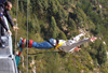 South Africa - Bloukrans Bungee jumper close-up, Plettenberg Bay - photo by B.Cain