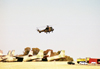 Waterkloof, Gauteng, South Africa: Aerospatiale, SA-330J Puma above several CASA CN-235 - SAAF airforce base - Centurion - Verwoerdburg - photo by J.Stroh