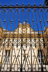 Sassari / Tthari, Sassari province, Sardinia / Sardegna / Sardigna: Palazzo Cugurra - railing on via Roma - photo by M.Torres