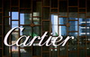 Riyadh, Saudi Arabia: Cartier jewelry store window - Kingdom tower, reflection of faades on Olaya Street - photo by M.Torres