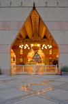 Riyadh, Saudi Arabia: detail of the Riyadh railway station main facade - designed by Italian architect Lucio Barbera, inspired in Najd region architecture - photo by M.Torres