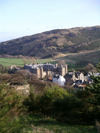 Scotland - Ecosse - Edinburgh: Holyrood house from afar - designed by Sir William Bruce, 1st Baronet, of Balcaskie - photo R.Wallace