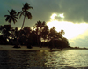 Turtle Islands, Southern Province, Sierra Leone: sunset on the beach - Sei Island - photo by T.Trenchard