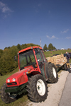 Slovenia - Jance: fruit tractor - Chestnut Sunday festival - photo by I.Middleton