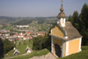 Chapel of Saint Rok near Smarje pri Jelsah - the way of the cross pilgrimage trail - calvary, Slovenia - photo by I.Middleton