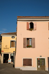 Koper (Capodistria) - Slovenian Istria region / Slovenska Istra - Slovenia: Mediterranean facades - Kolariceva ulica - photo by I.Middleton