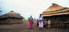 Swaziland: kraal - people and huts - enclosure for cattle inside an African village - photo by W.Allgower