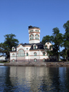 Vastervik, Kalmar ln, Sweden: Tourist Office buiding by the water - Baltic Sea-  photo by A.Bartel