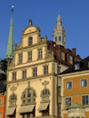 Sweden - Stockholm: faade in Kornhamnstorg square - Gamla Stan (photo by M.Bergsma)