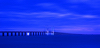 Sweden - Malm: Oresund Bridge - end of the day - resundsbron - bridge to Denmark - photo by A.Bartel