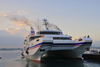 Dar es Salaam, Tanzania: SST Seagull at sunrise - Zanzibar ferry terminal - photo by M.Torres