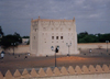 El-Ayn / AAN, Aub-Dhabi, UAE: Al Murabbaa fort - - courtyard and tower - built in 1948 by Sheikh Zayed Bin Sultan Al Nahyan - photo by M.Torres