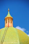 Kampala, Uganda: Baha'i Temple on Kikaaya Hill - green dome covered in mosaic tiles from Italy - photo by M.Torres