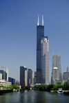 Chicago, Illinois, USA: Willis Tower, formerly named Sears Tower - the tallest building in the United States - designed by Skidmore, Owings and Merrill in 1974 - photo by C.Lovell