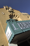 Santa F, New Mexico, USA: Lensic Theater - Santa F's Performing Arts Center - designed by the Boller Brothers - West San Francisco Street - photo by C.Lovell