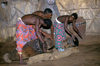 Matabeleland North province, Zimbabwe: drummers from the Shana Tribe provide the rhythms for ancient dances - photo by C.Lovell