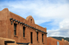 Taos, New Mexico, USA: buildings on Taos Plaza - photo by M.Torres